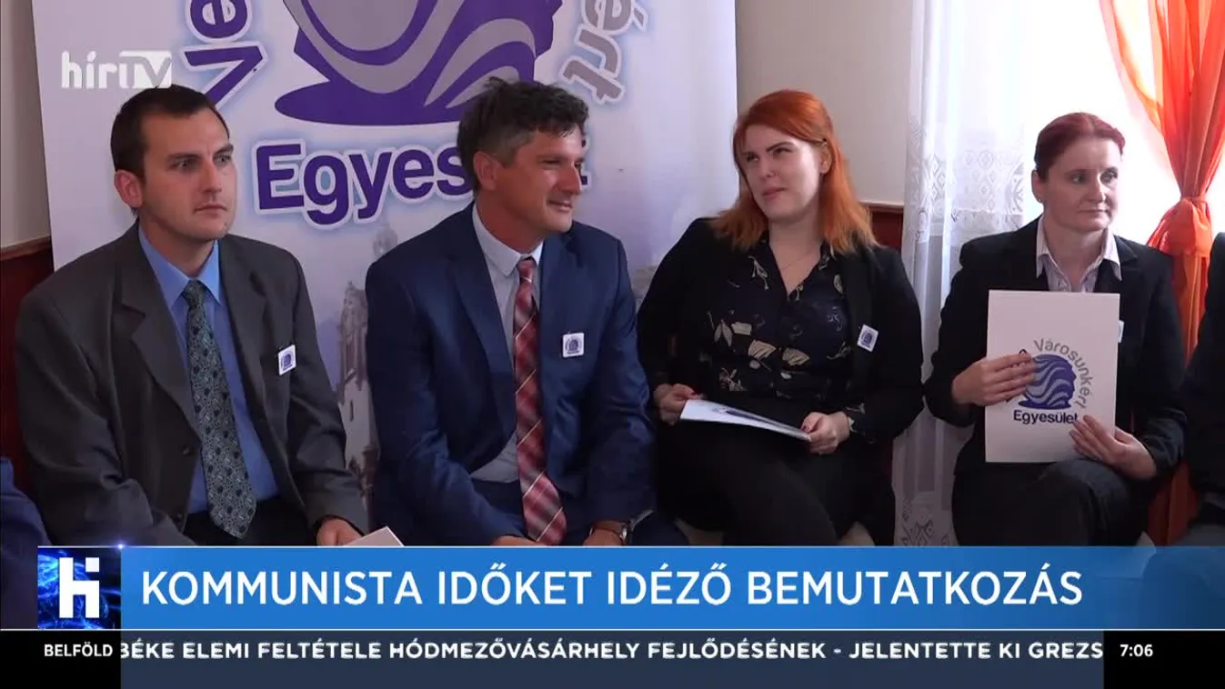 Kommunista időket idéző bemutatkozás Kiskunfélegyházán