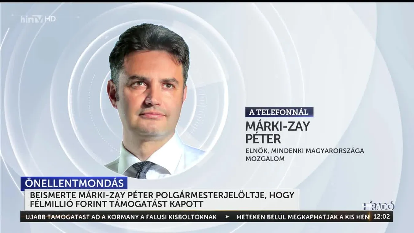 Beismerte Márki-Zay Péter polgármesterjelöltje, hogy félmillió forint támogatást kapott