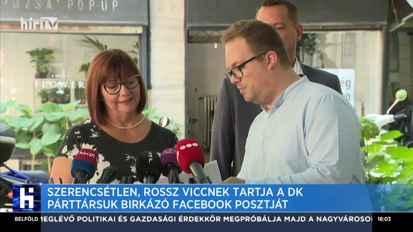 Szerencsétlen, rossz viccnek tartja a DK párttársuk birkázását