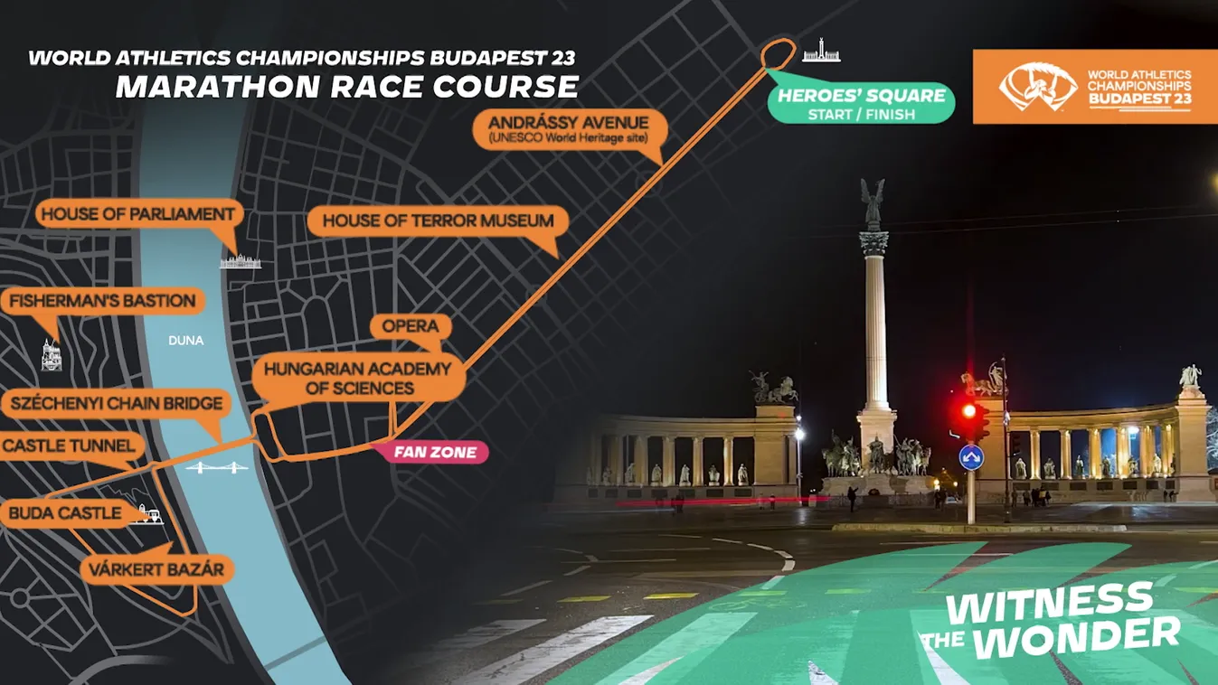 Radar - Bemutatták a budapesti atlétikai vb maratonjának útvonalát
