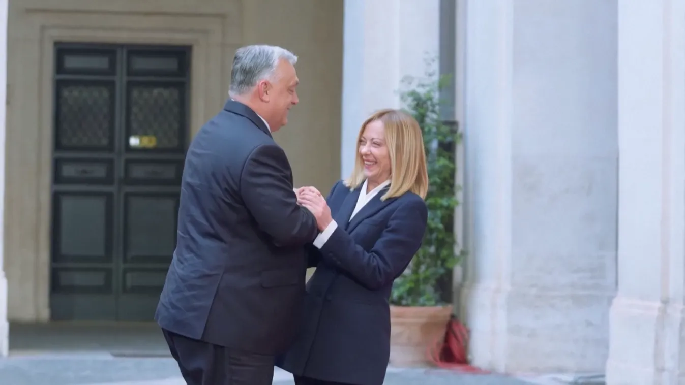 Giorgia Melonival tárgyalt Orbán Viktor Rómában