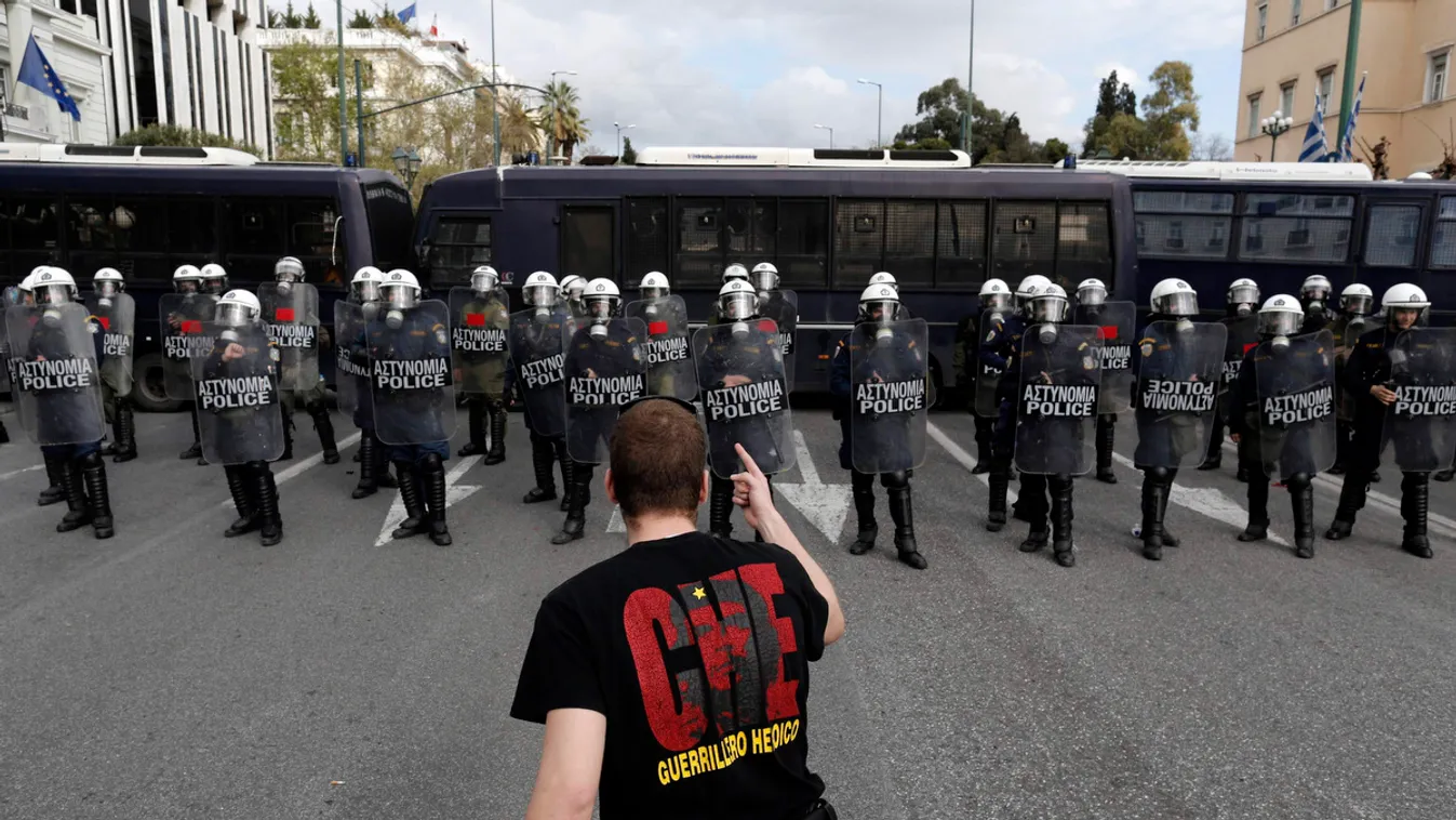 Rendőrök is megsérültek az athéni összecsapásokban