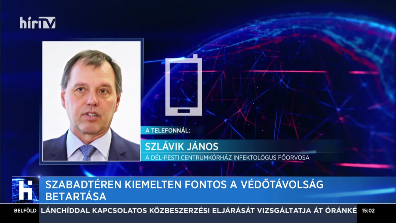 Szabadtéren kiemelten fontos a védőtávolság betartása