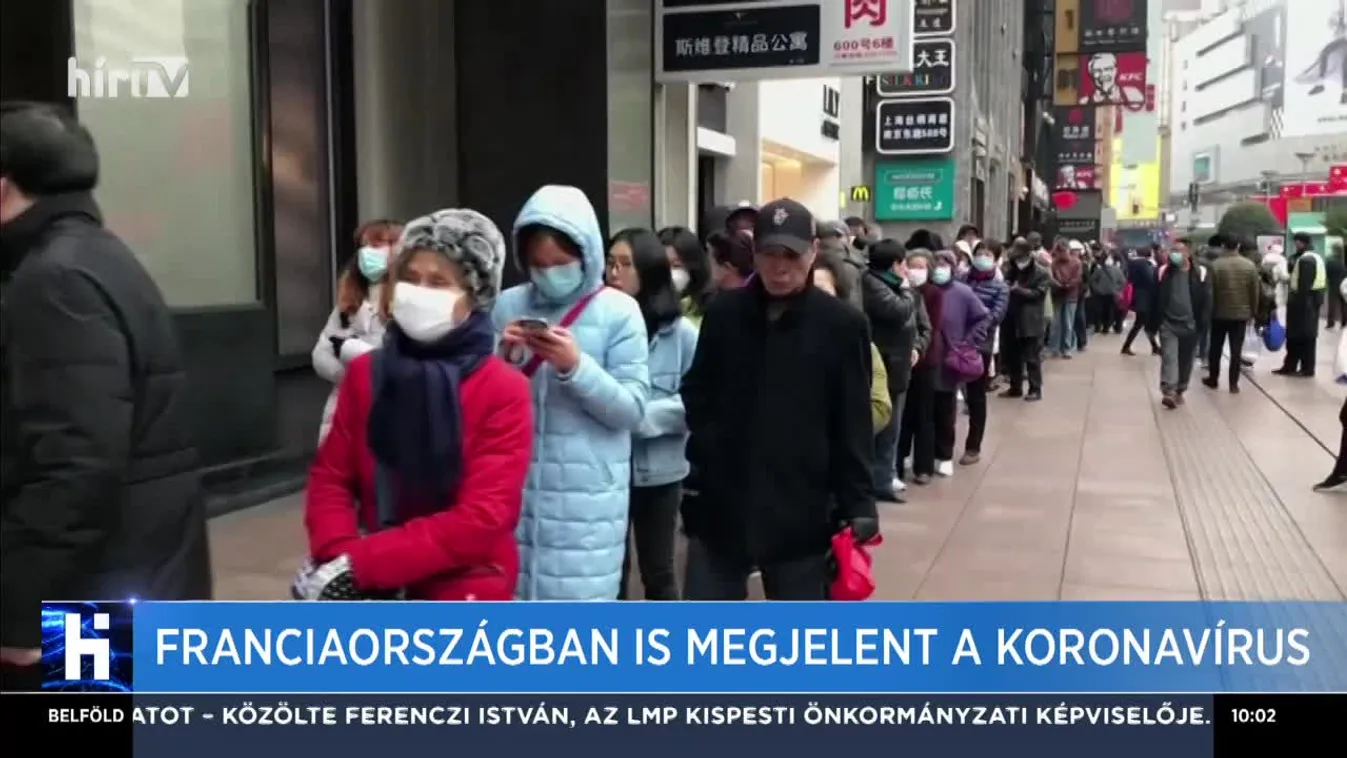 Franciaországban is megjelent a koronavírus