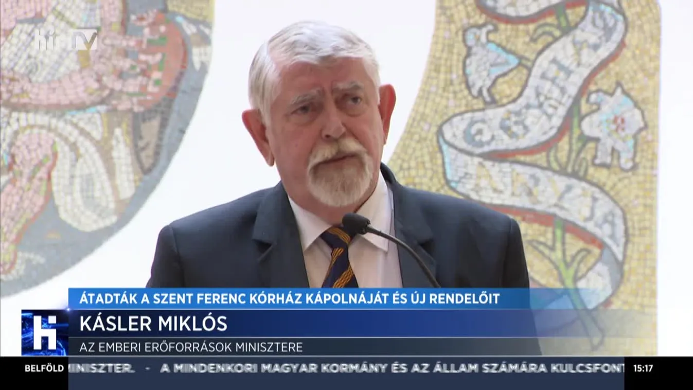 Átadták a Szent Ferenc kórház kápolnáját és új rendelőit