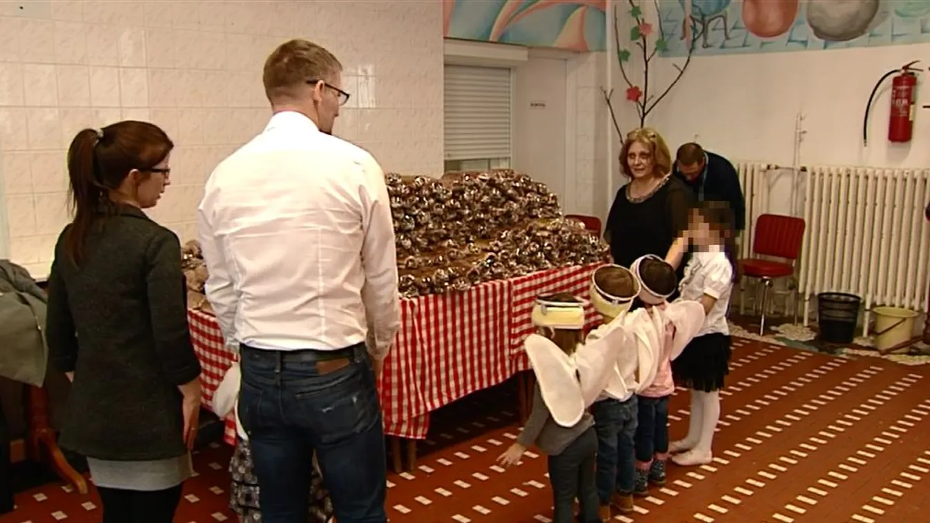 Rabok készítettek bejglit gyerekeknek