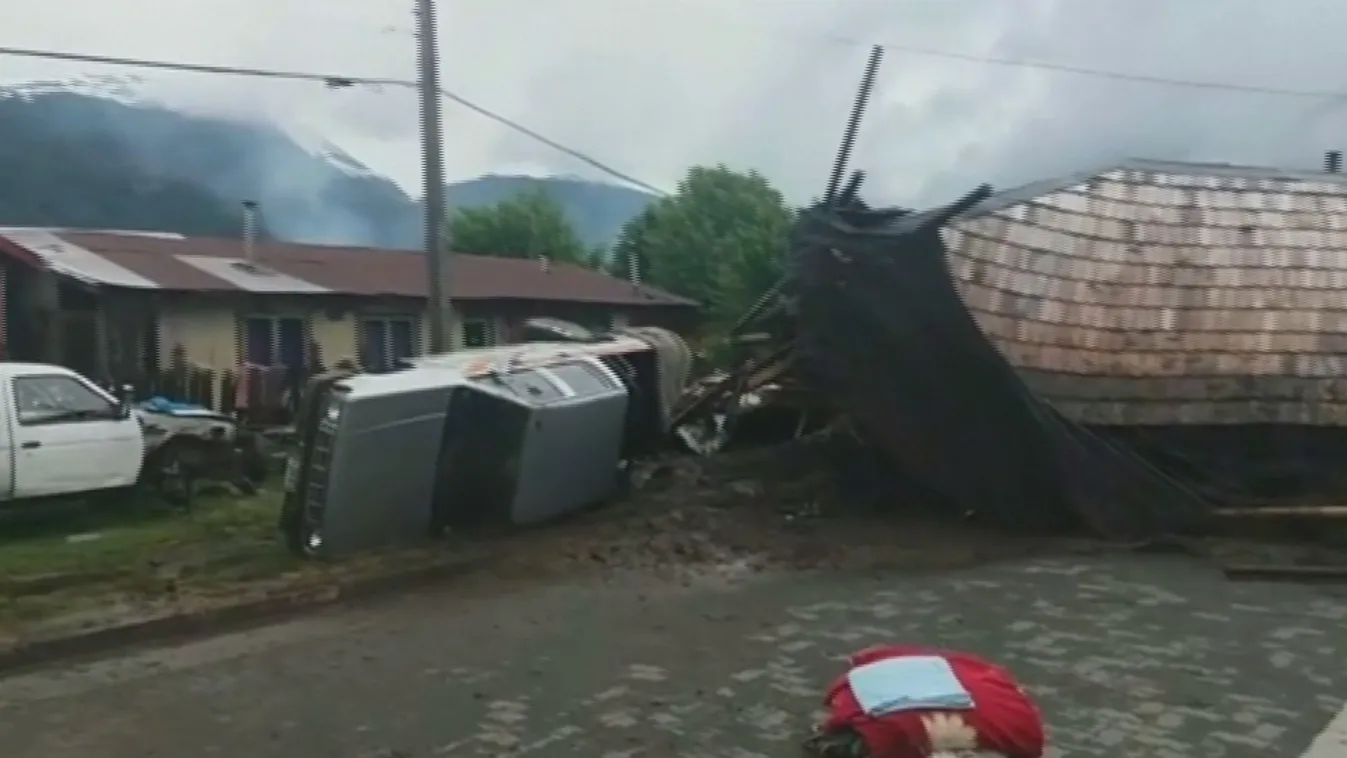 Földcsuszamlás pusztított el egy chilei falut