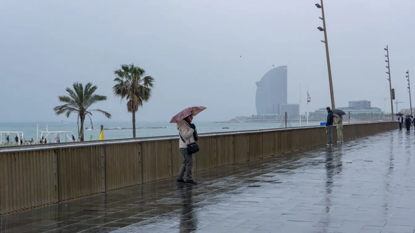 Ezúttal Katalóniára csaptak  le a természet erői
