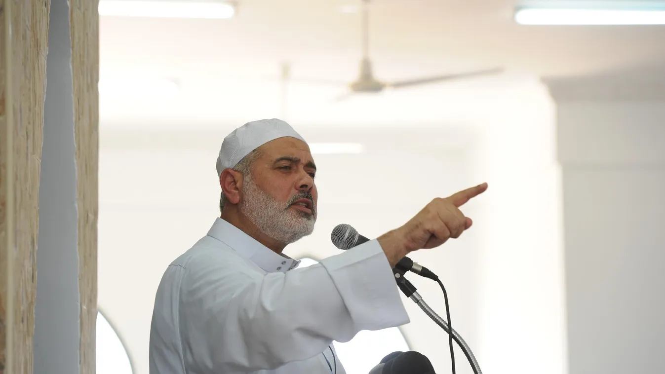 Tárgyalt egymással a török elnök és a Hamász vezetője