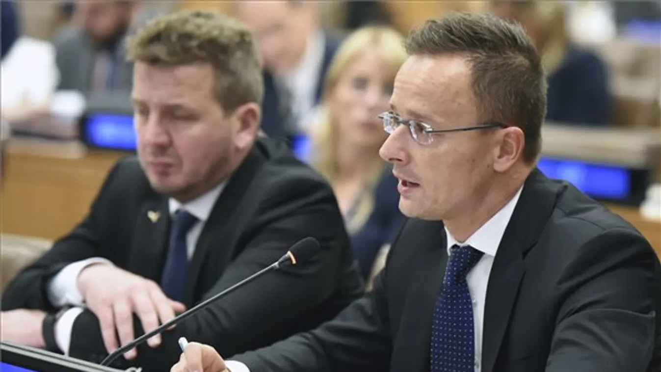 Szijjártó az ENSZ-ben: Zéró tolerancia az antiszemitizmussal szemben