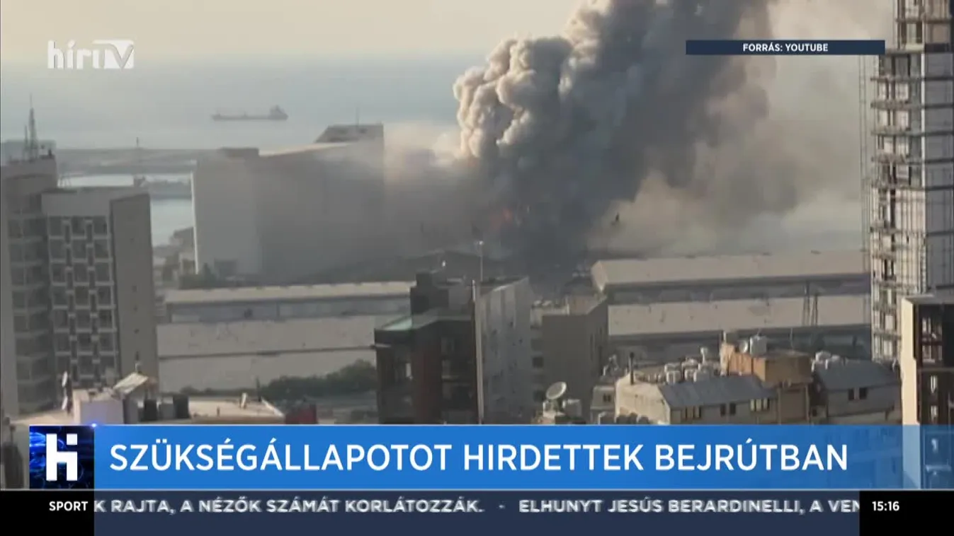 Szükségállapotot hirdettek Bejrútban