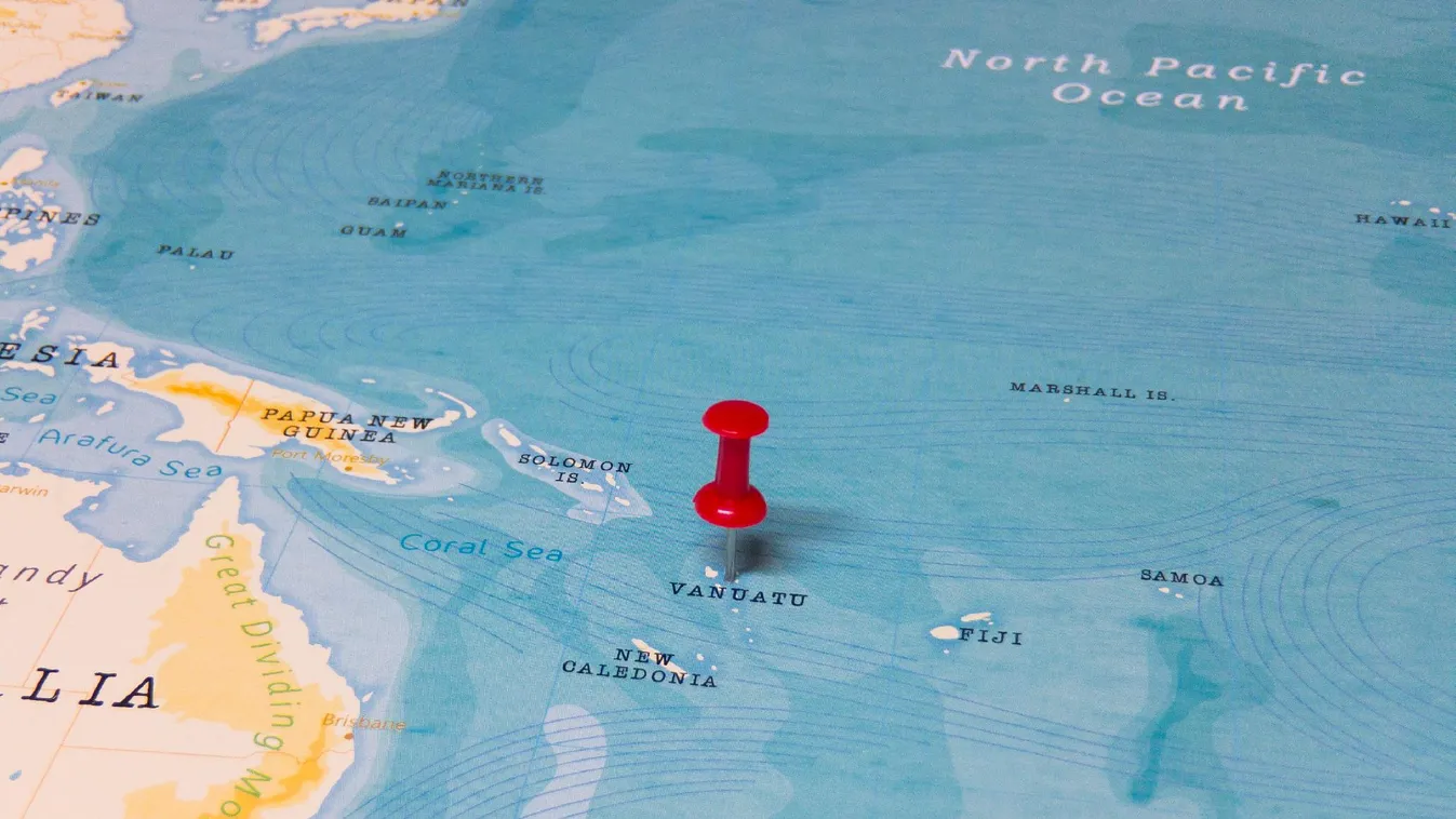 Nagy erejű földrengés rázta meg Vanuatut