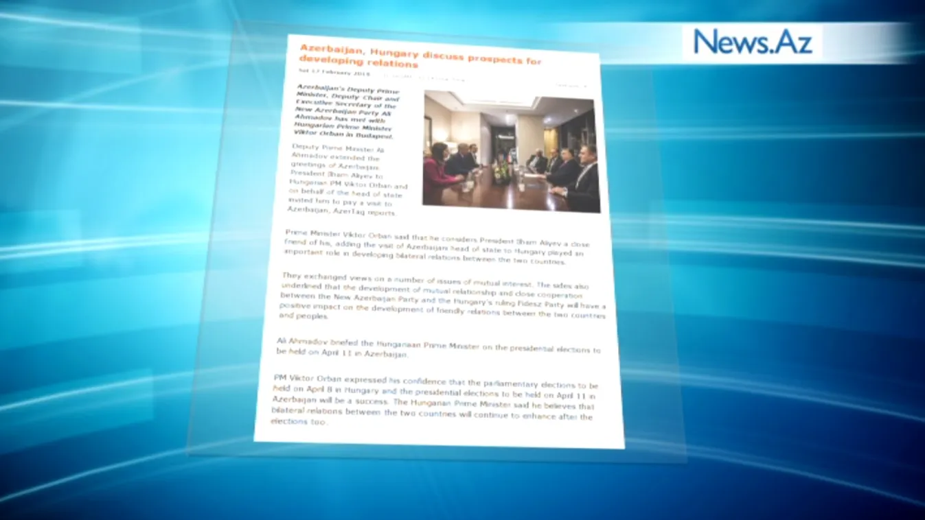 A magyar kormány Európa helyett Azerbajdzsánt követi