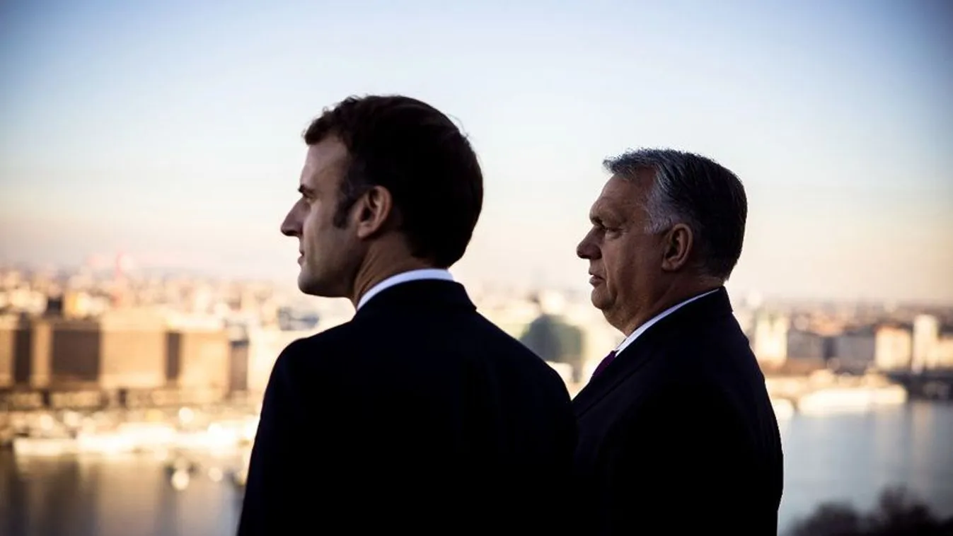 Orbán Viktor kedden Emmanuel Macronnal tekinti át a magyar EU-elnökség célkitűzéseit