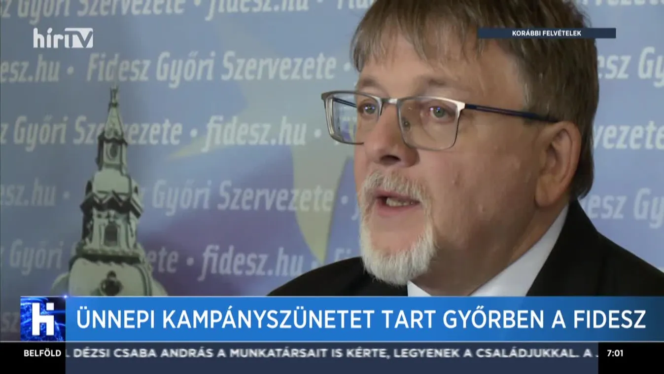 Ünnepi kampányszünetet tart Győrben a Fidesz