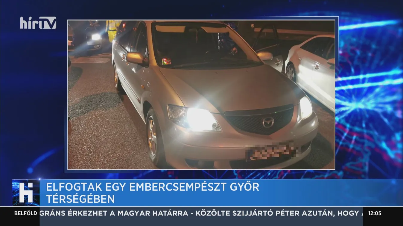 Elfogtak egy embercsempészt Győr térségében