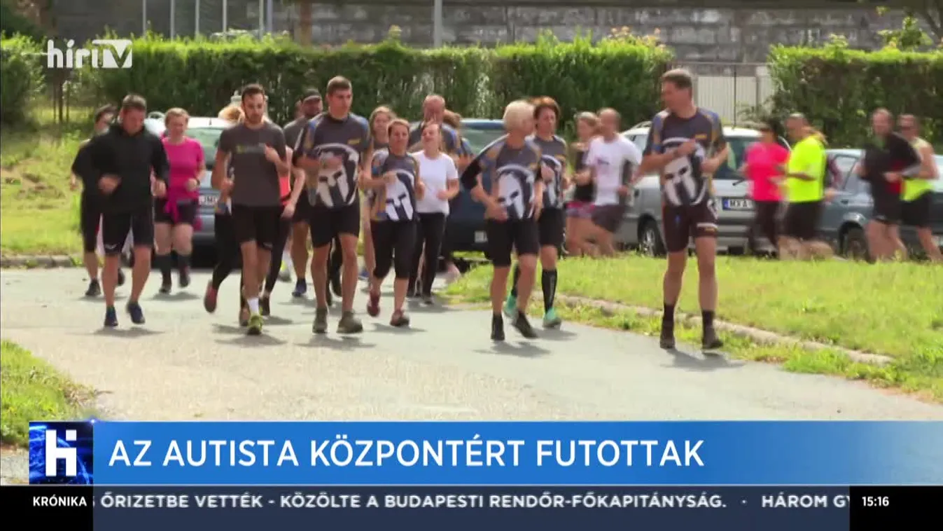 Az autista központért futottak