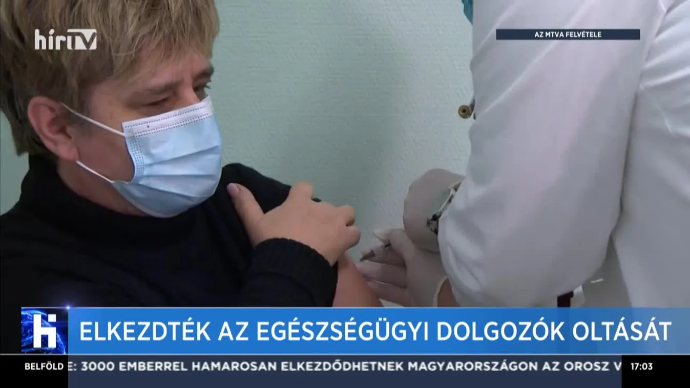 Elkezdték az egészségügyi dolgozók oltását