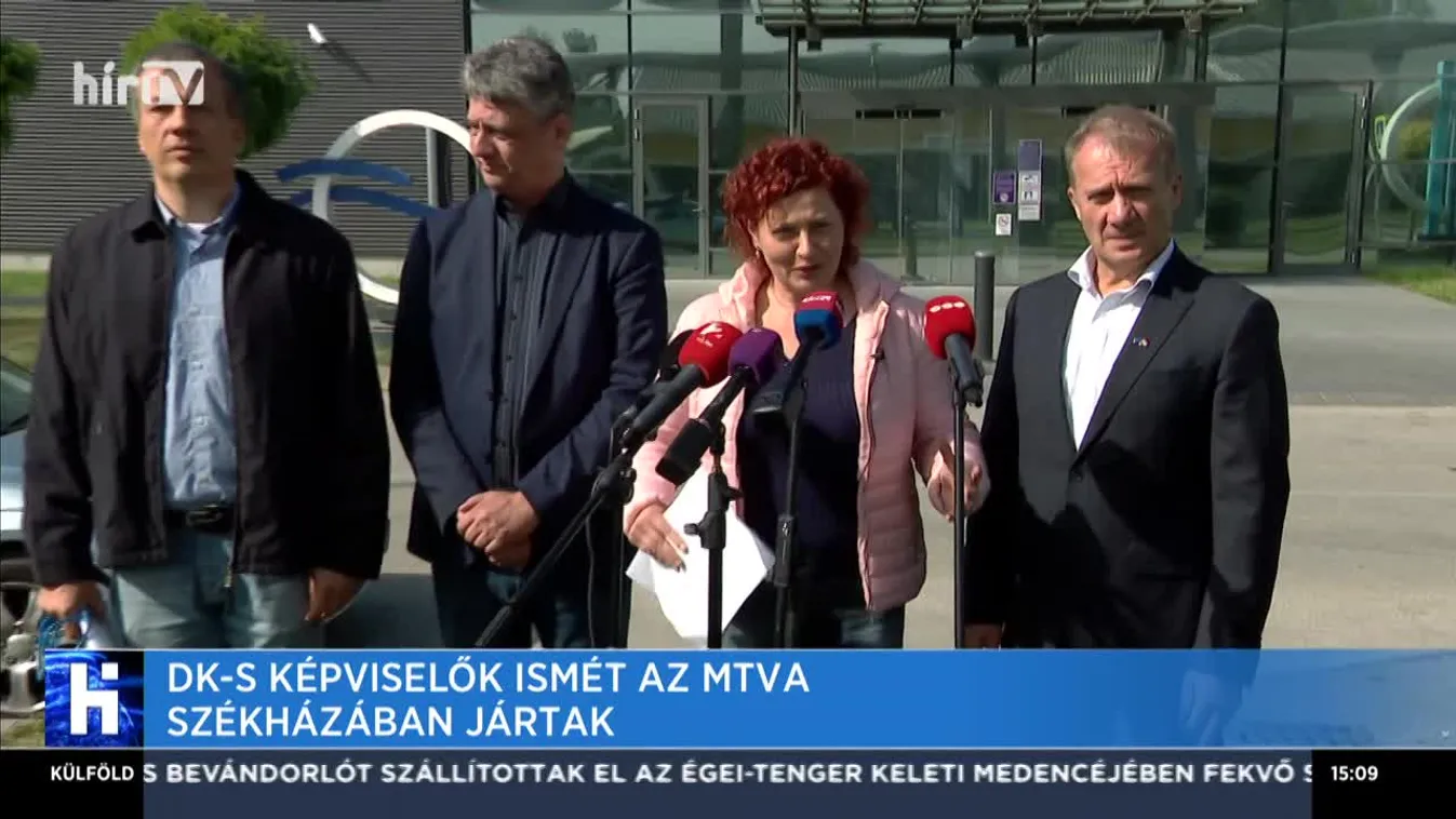 DK-s képviselők ismét az MTVA székházában jártak