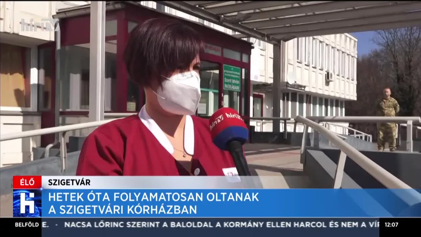 Hetek óta folyamatosan oltanak a Szigetvári Kórházban