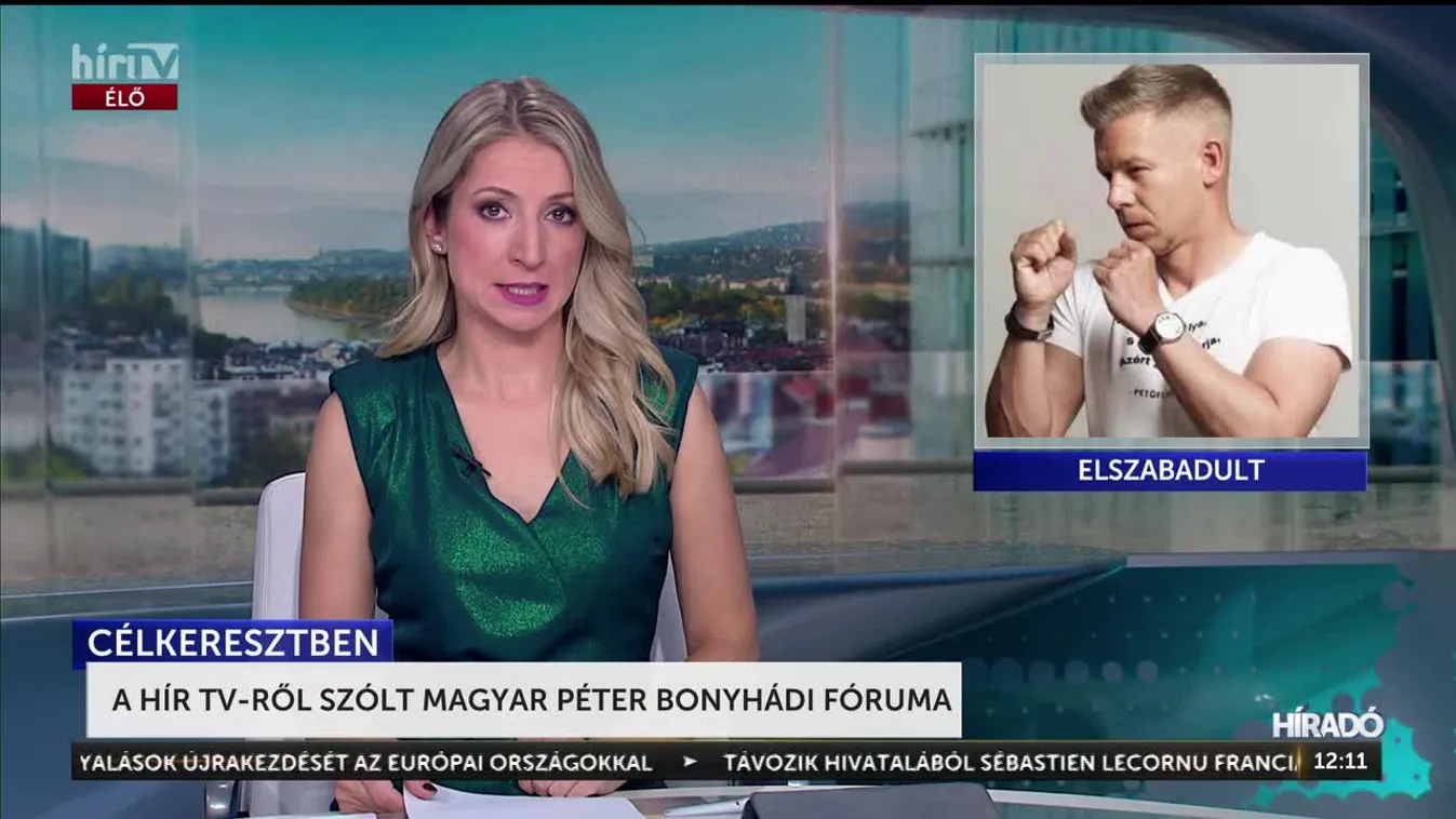 A HÍR TV-RŐL SZÓLT MAGYAR PÉTER BONYHÁDI FÓRUMA