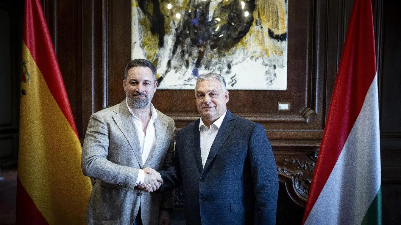 Az európai jobboldali összefogásról tárgyalt a spanyol VOX elnökével Orbán Viktor