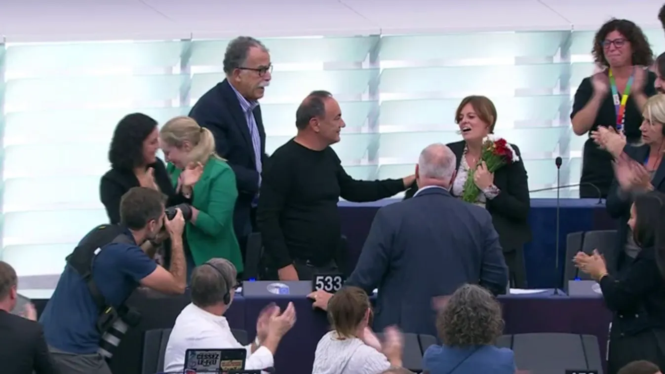 Nem adta ki Magyar Péter, Dobrev Klára és Ilaria Salis mentelmi jogát az Európai Parlament + videó