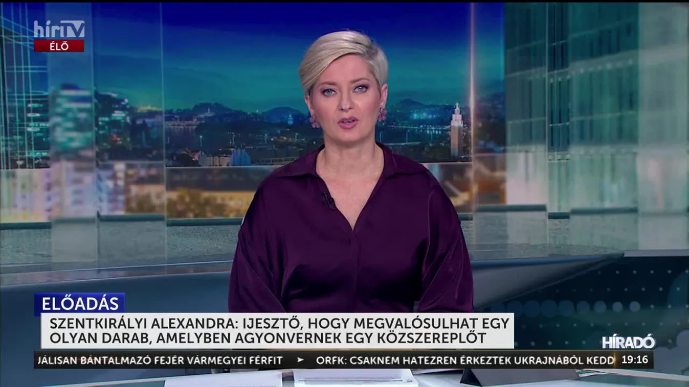 SZENTKIRÁLYI ALEXANDRA: IJESZTŐ, HOGY MEGVALÓSULHAT EGY OLYAN DARAB, AMELYBEN AGYONVERNEK EGY KÖZSZEREPLŐT