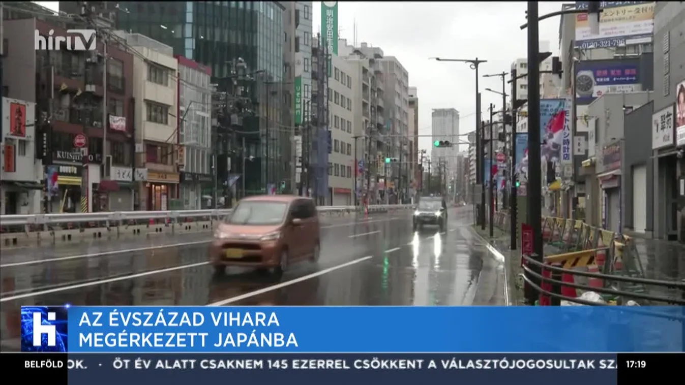 Az évszázad vihara érte el Japánt