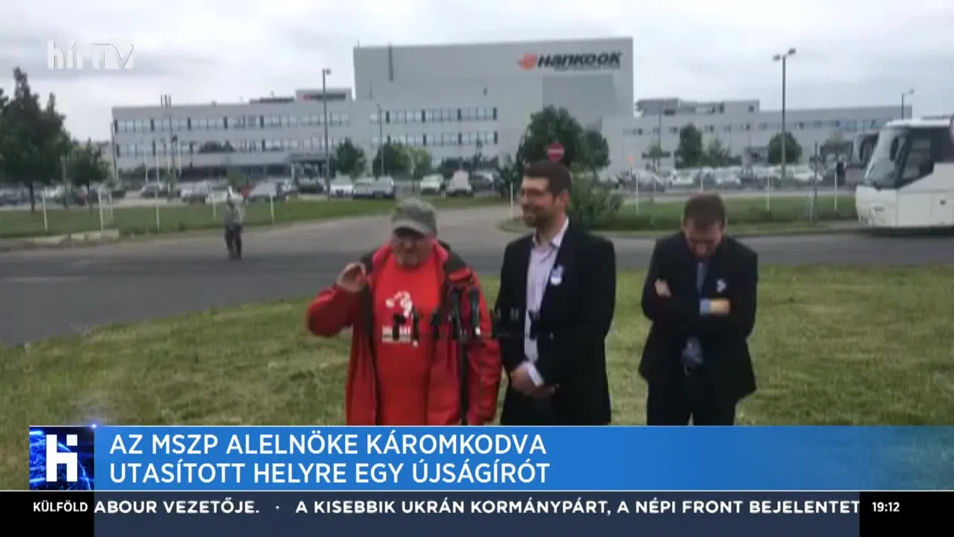 Az MSZP alelnöke káromkodva utasított helyre egy újságírót