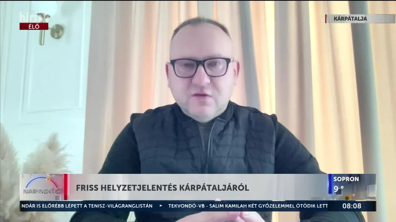 Élőben Kárpátaljáról – Dunda György jelentkezik a legfrissebb hírekkel + videó