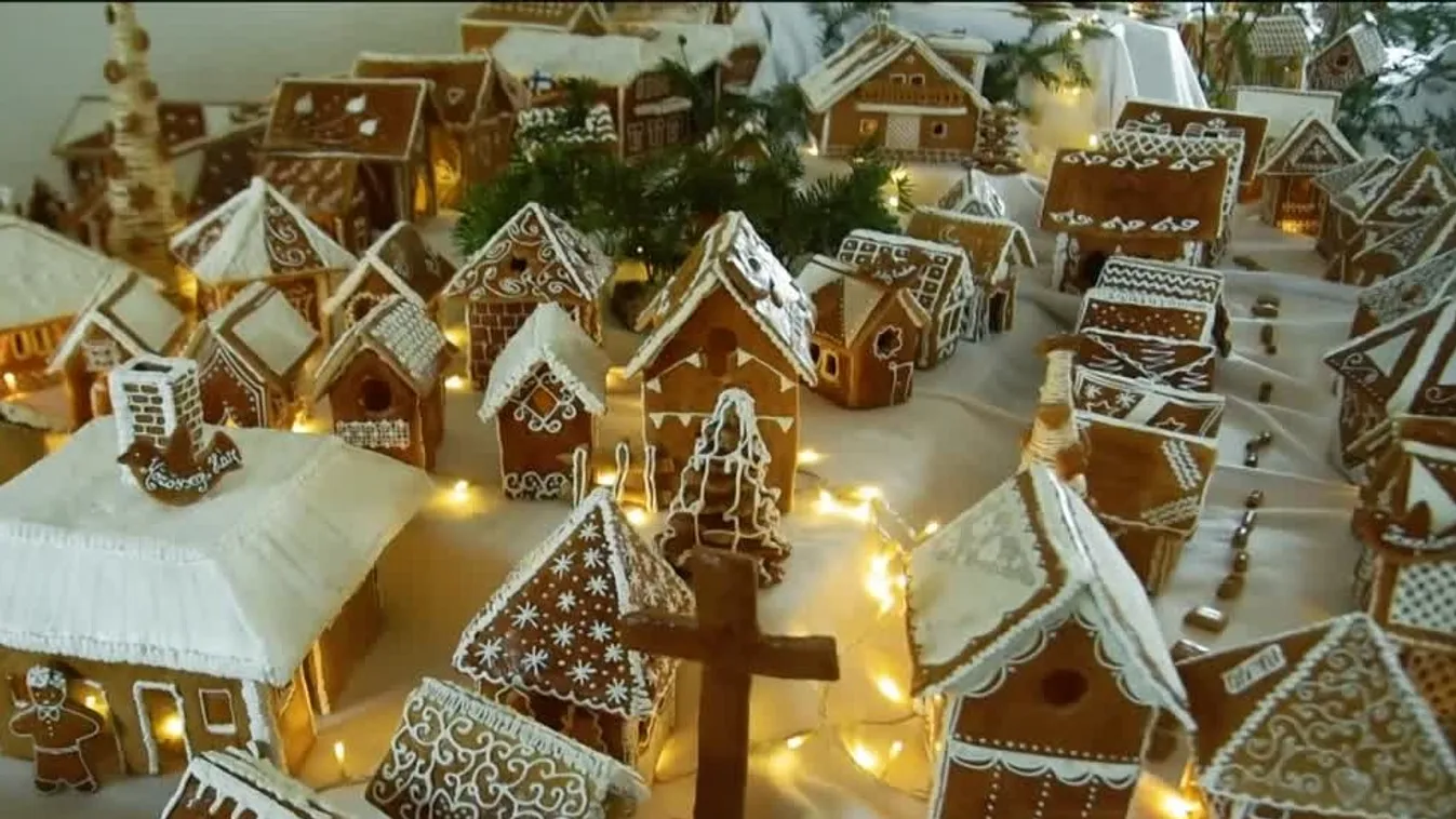 Radar - Három hét alatt építettek egy egész mézeskalácsfalut Geresdlakon + videó