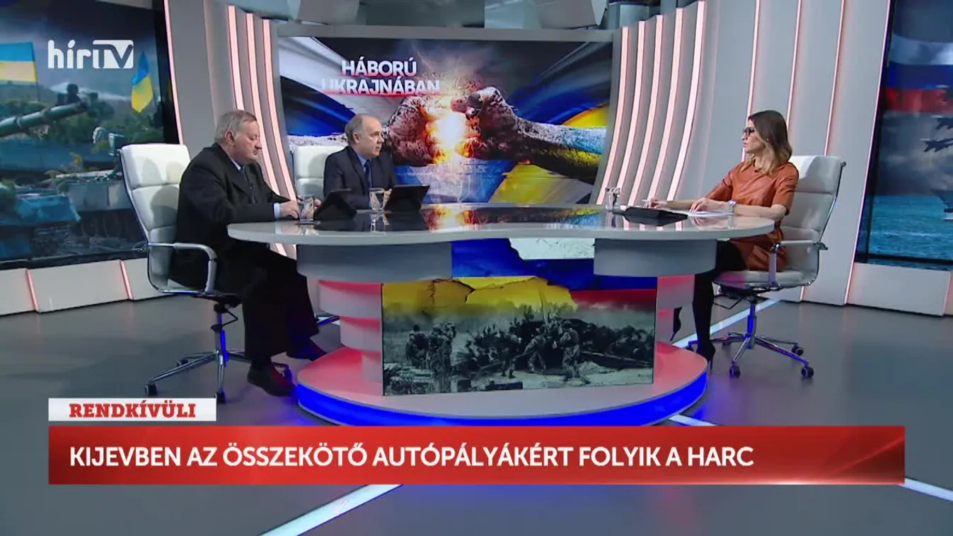 Háború Ukrajnában - Kijevben az összekötő autópályákért folyik a harc