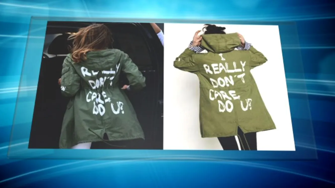 Hatalmas botrányt kavart Melania Trump kabátja