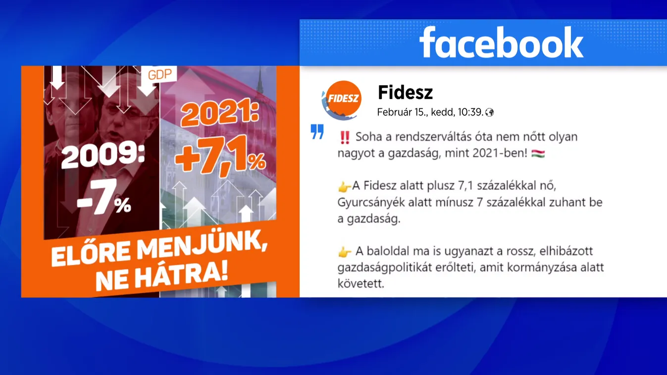 Ne hagyjuk, hogy gazdaságilag is visszazuhanjunk a Gyurcsány-korszakba!