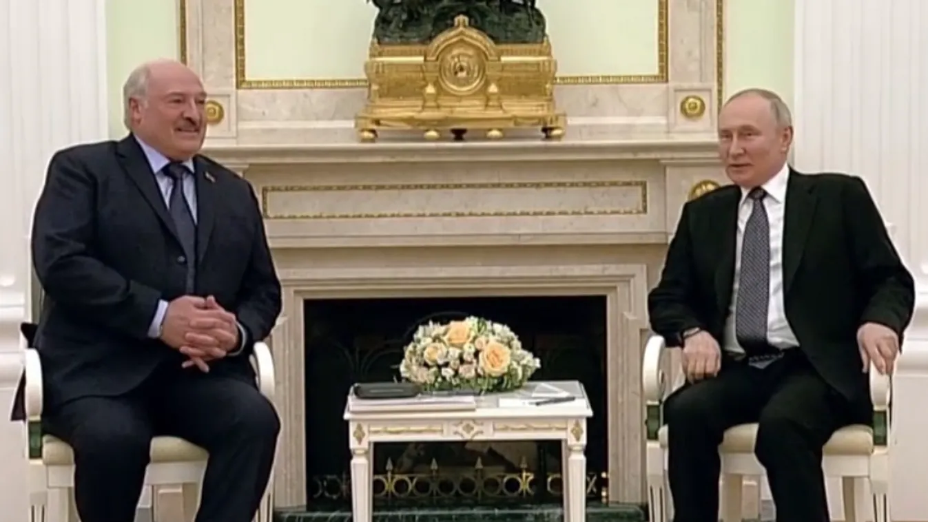 Moszkvába látogatott a belarusz elnök