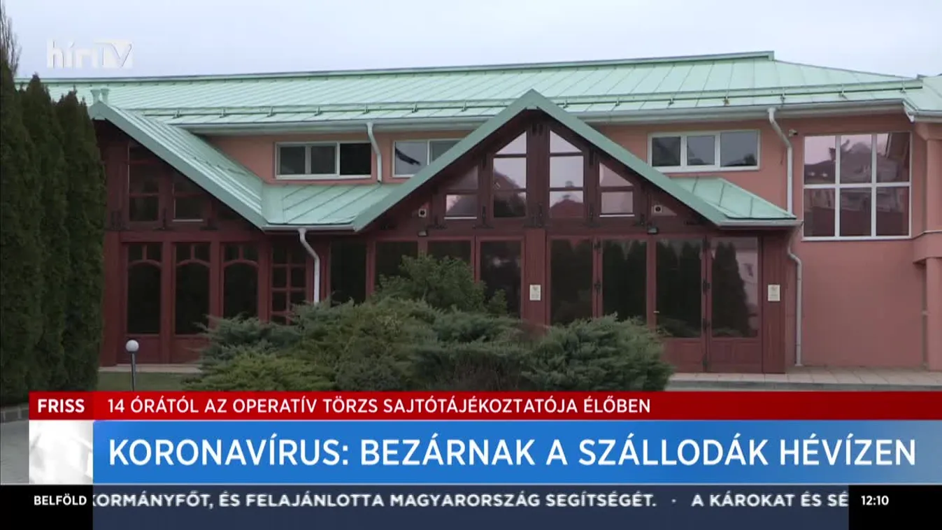 Koronavírus: Bezárnak a szállodák Hévízen