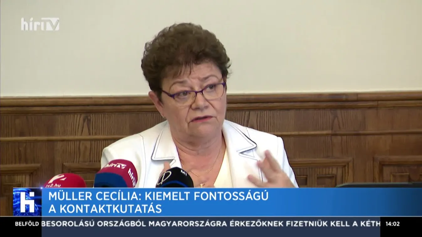 Müller Cecília: Kiemelt fontosságú a kontaktkutatás