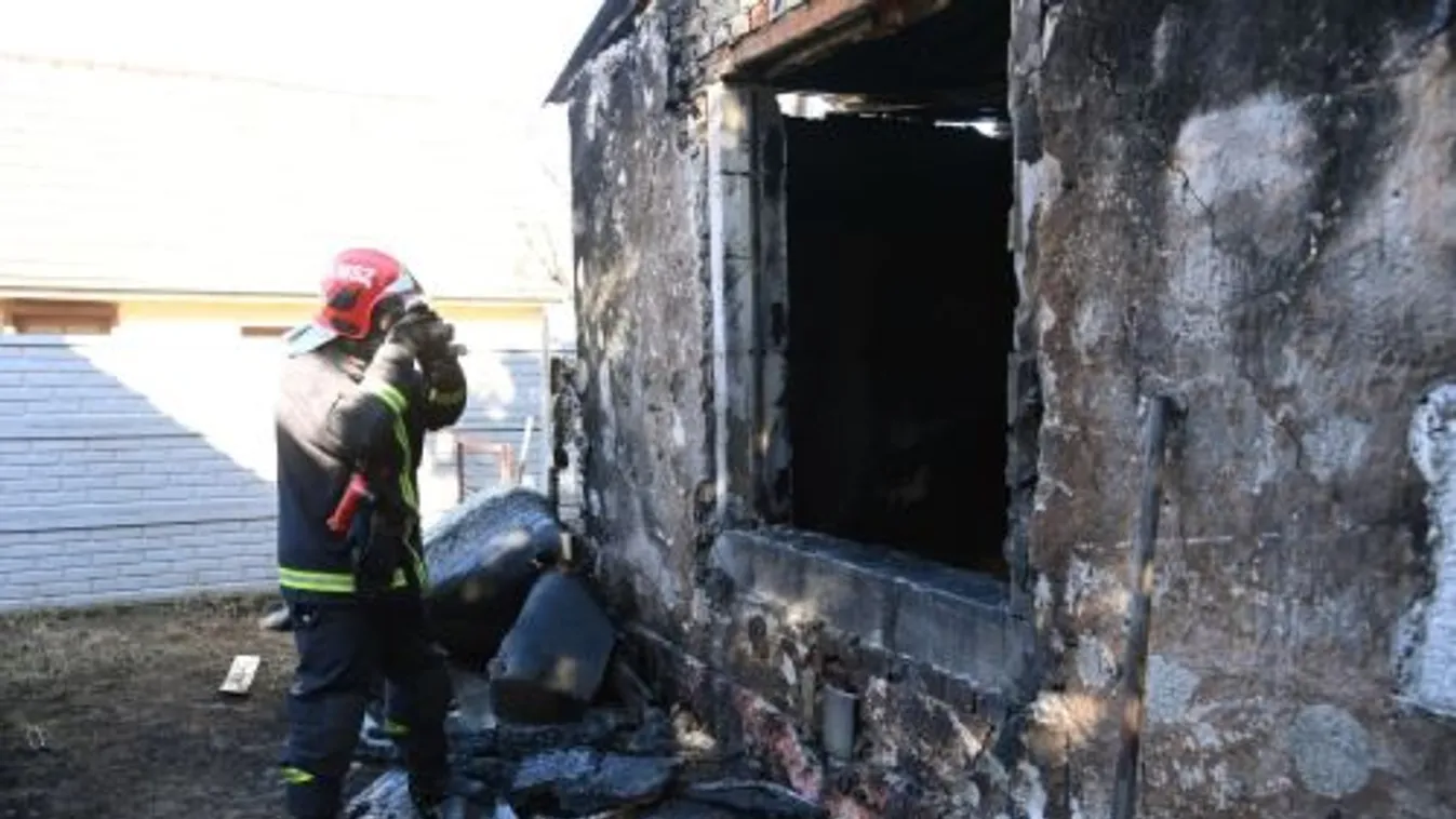 Holttestet találtak egy égő házban Dunaharasztiban