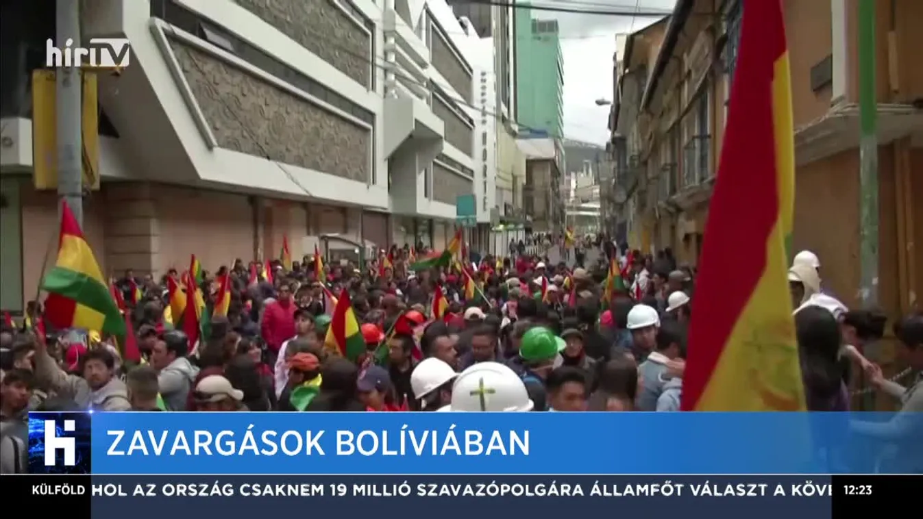 Zavargások Bolíviában