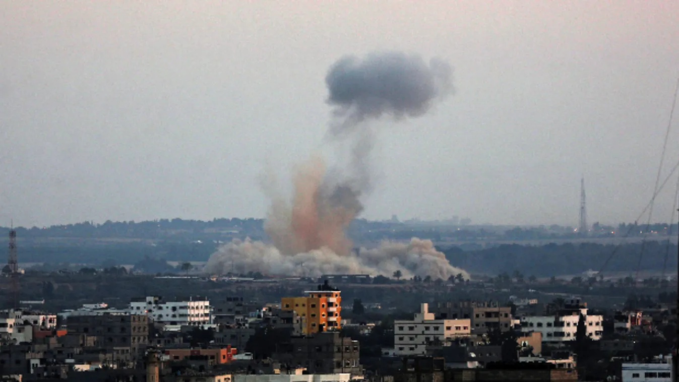 Izrael légicsapást mért a Gázai övezetre, miután onnan egy rakétát lőttek ki területére