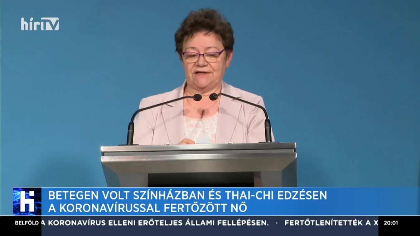Betegen volt színházban és thai-chi edzésen a koronavírussal fertőzött nő