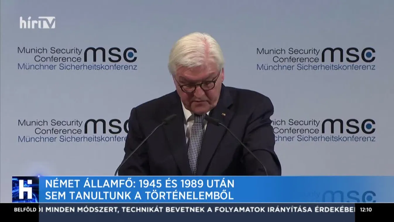 Német államfő: 1945 és 1989 után sem tanultunk a történelemből