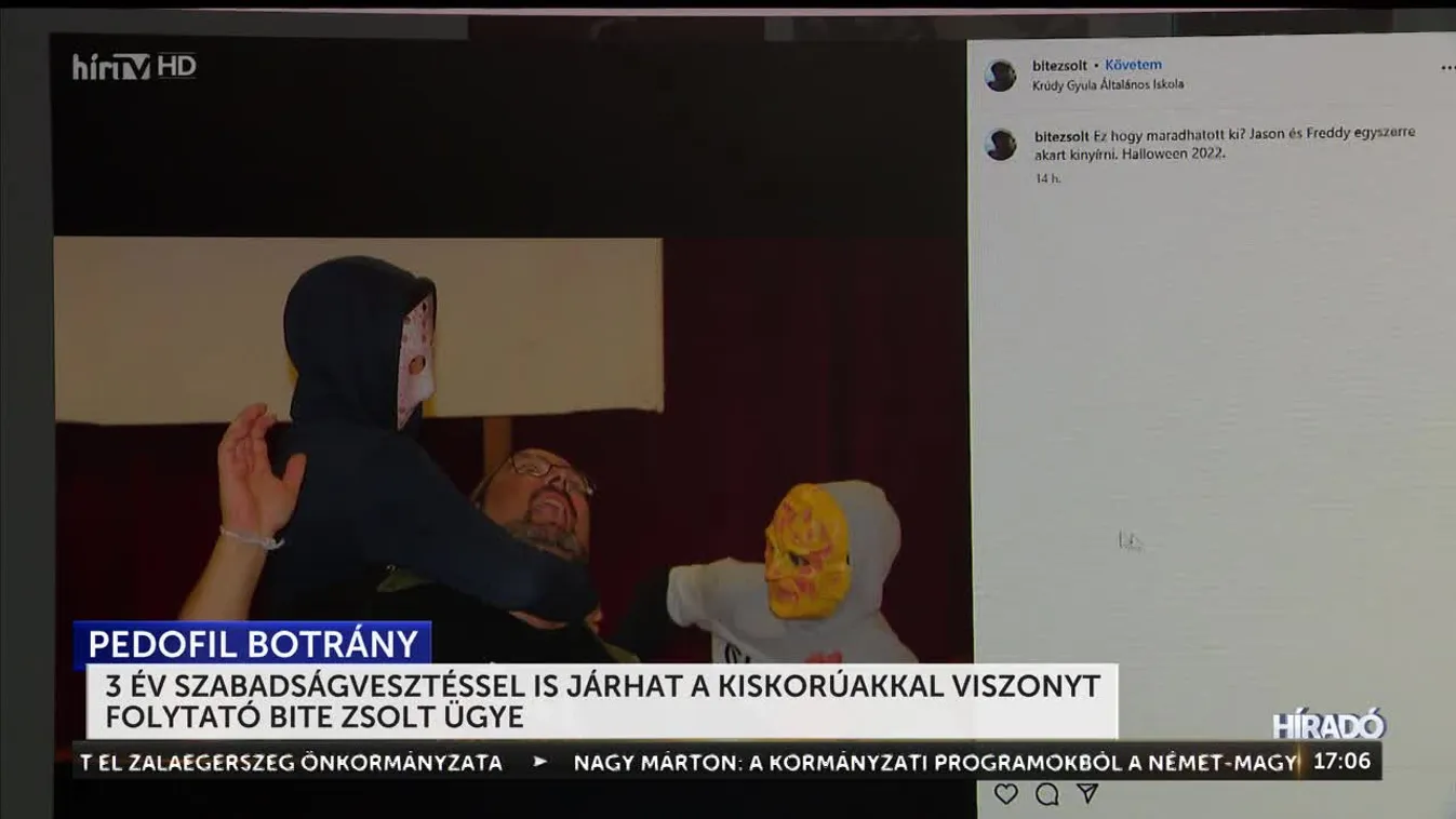 3 év szabadságvesztéssel is járhat a kiskorúakkal viszonyt folytató Bite Zsolt ügye