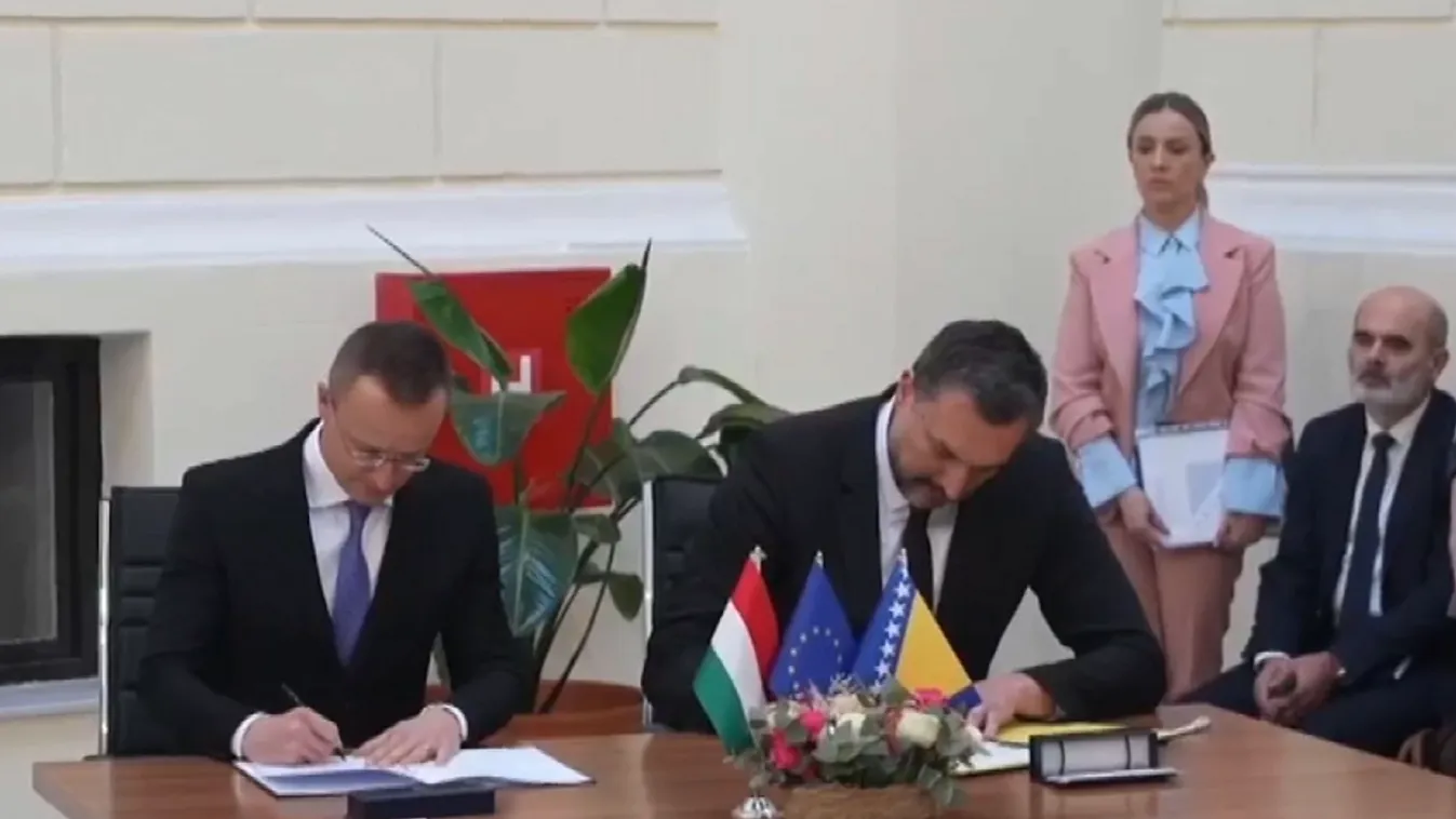 Magyarország külügyi együttműködési akciótervet írt alá Bosznia-Hercegovinával + videó