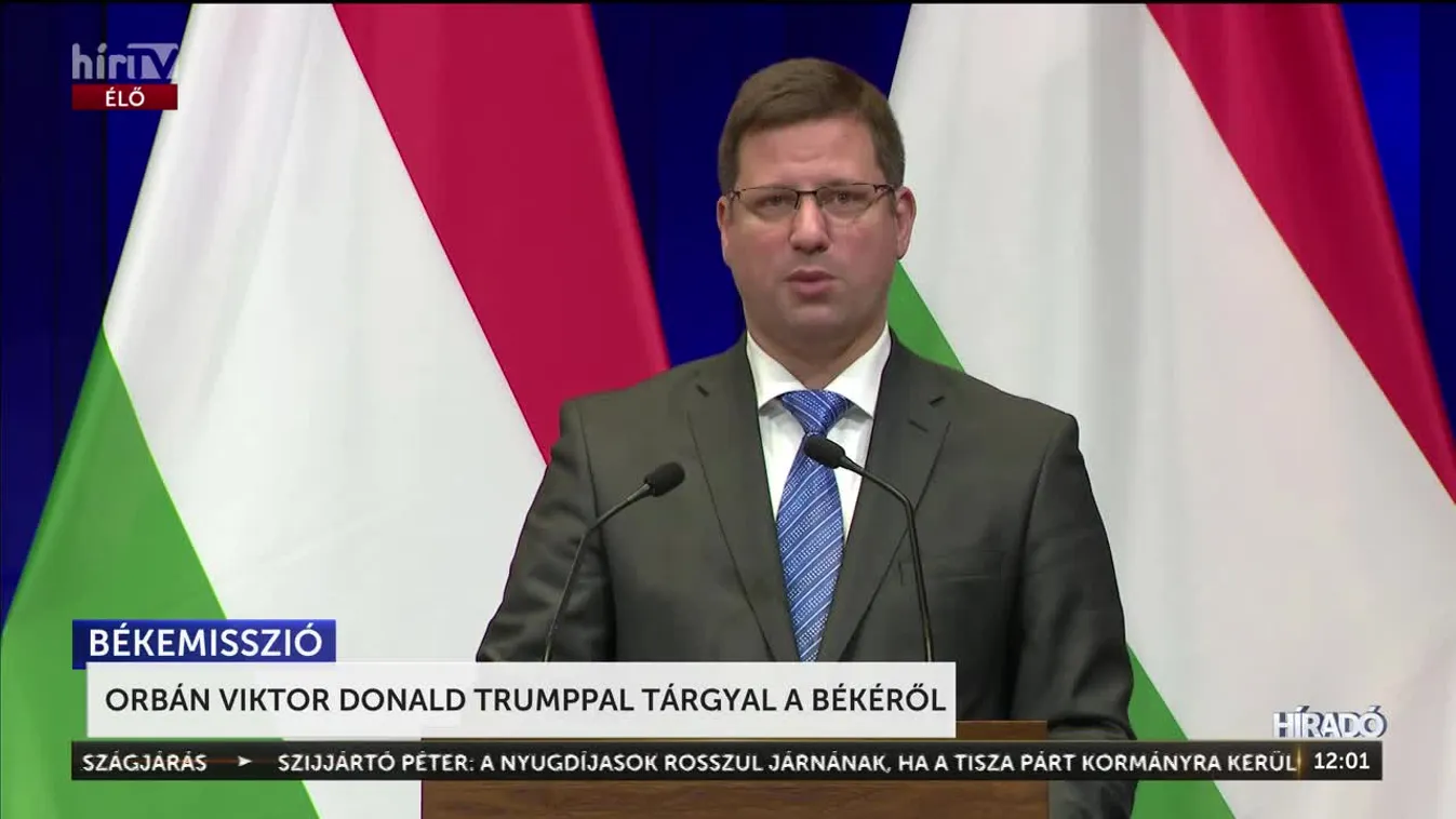 ORBÁN VIKTOR DONALD TRUMPPAL TÁRGYAL A BÉKÉRŐL