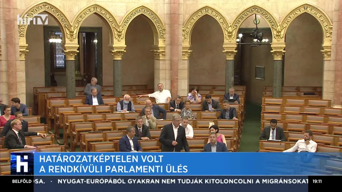 Határozatképtelen volt a rendkívüli parlamenti ülés