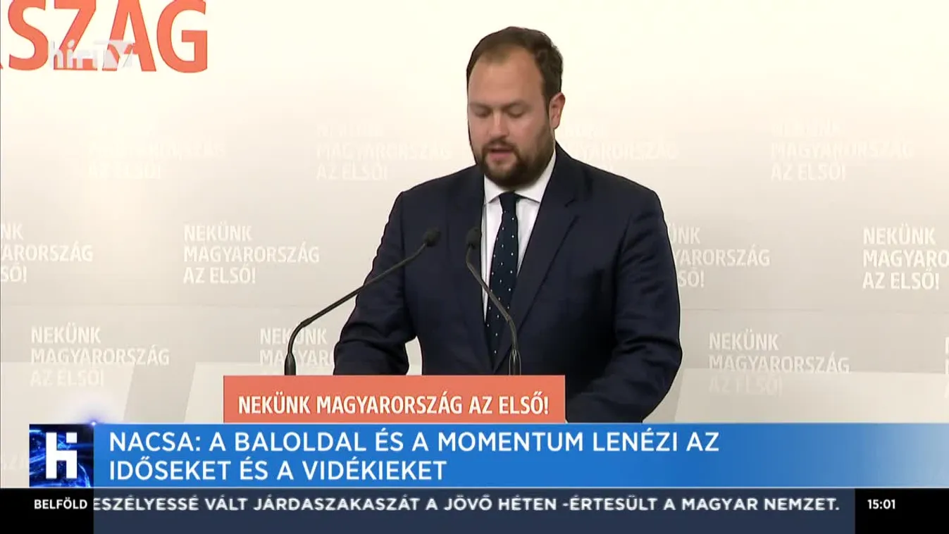 Nacsa: A baloldal és a Momentum lenézi az időseket és a vidékieket