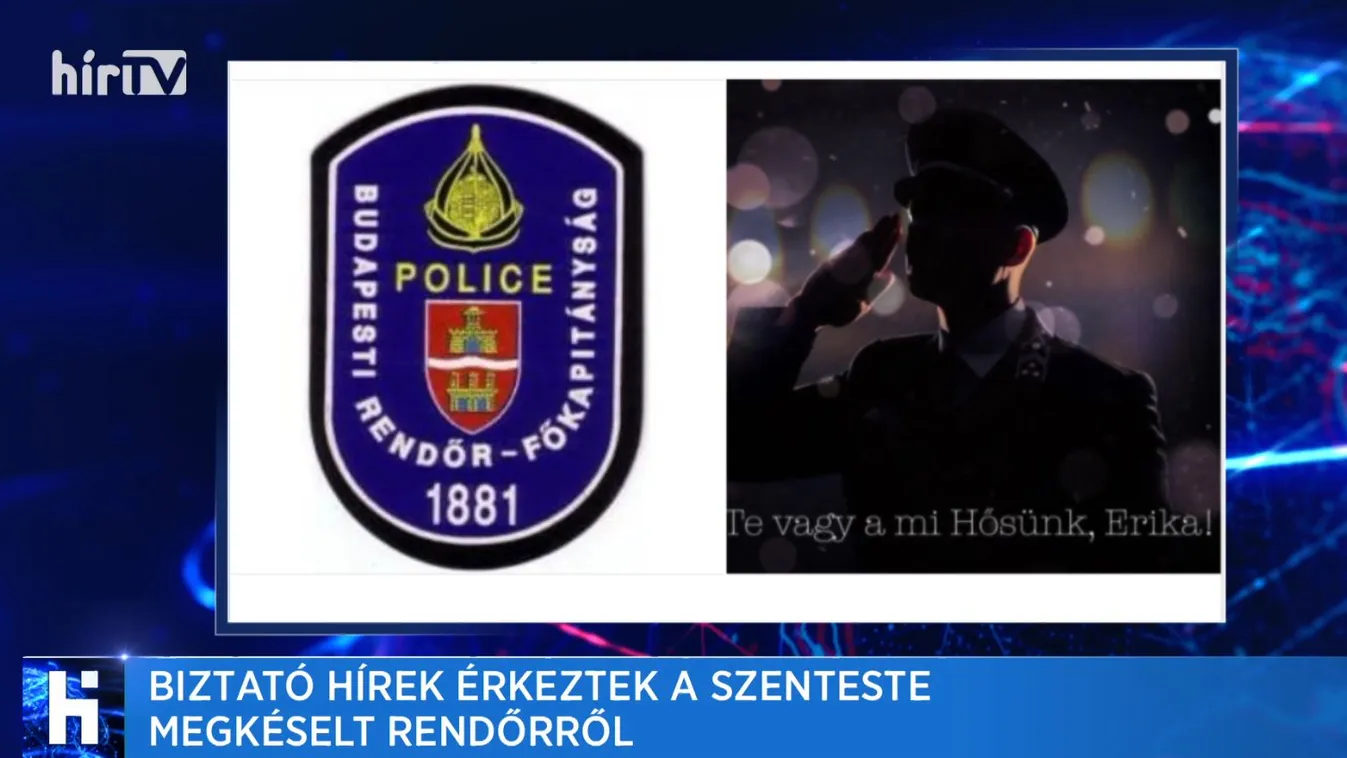 Bíztató hírek érkeztek a szenteste megkéselt rendőrről