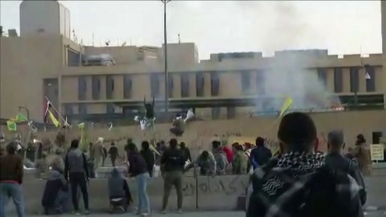 Elvonultak a tüntető milicisták a bagdadi amerikai nagykövetségtől